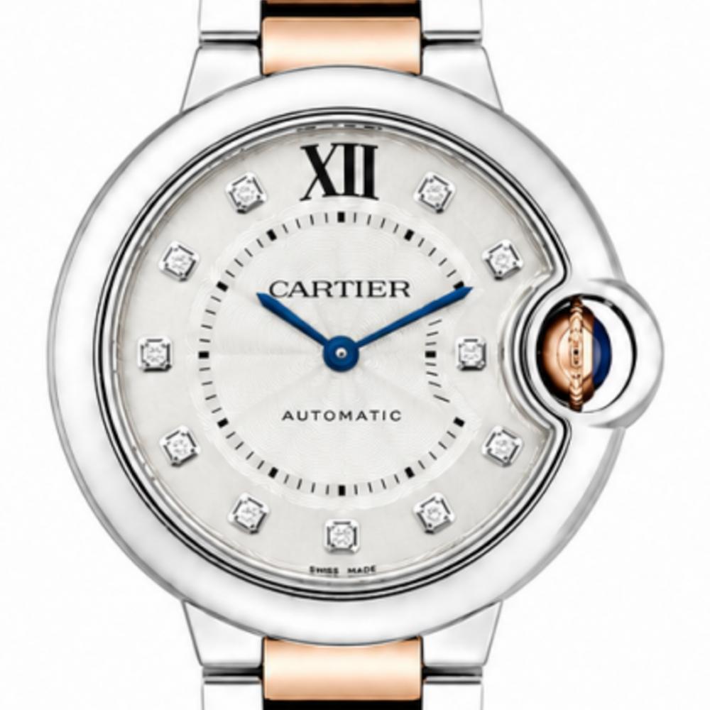 Cartier Ballon Bleu De 33MM WE902044 Two Tone Watch